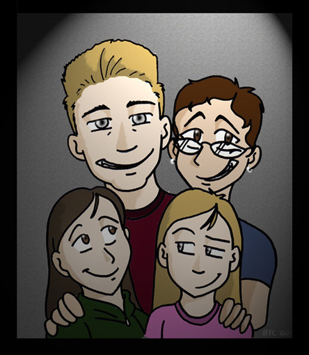 A precious gift of my family was made for me by a former student, Barbara McKeever.